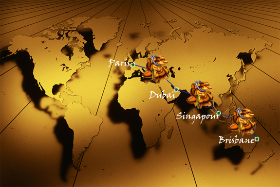 Le demi tour du monde en 24h